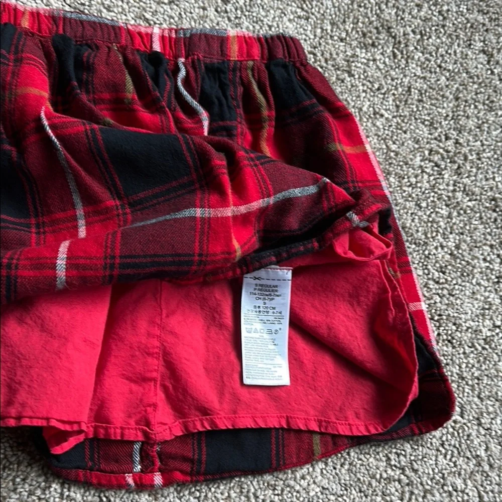 GAP Red and‎ Black Plaid Kids Skirt